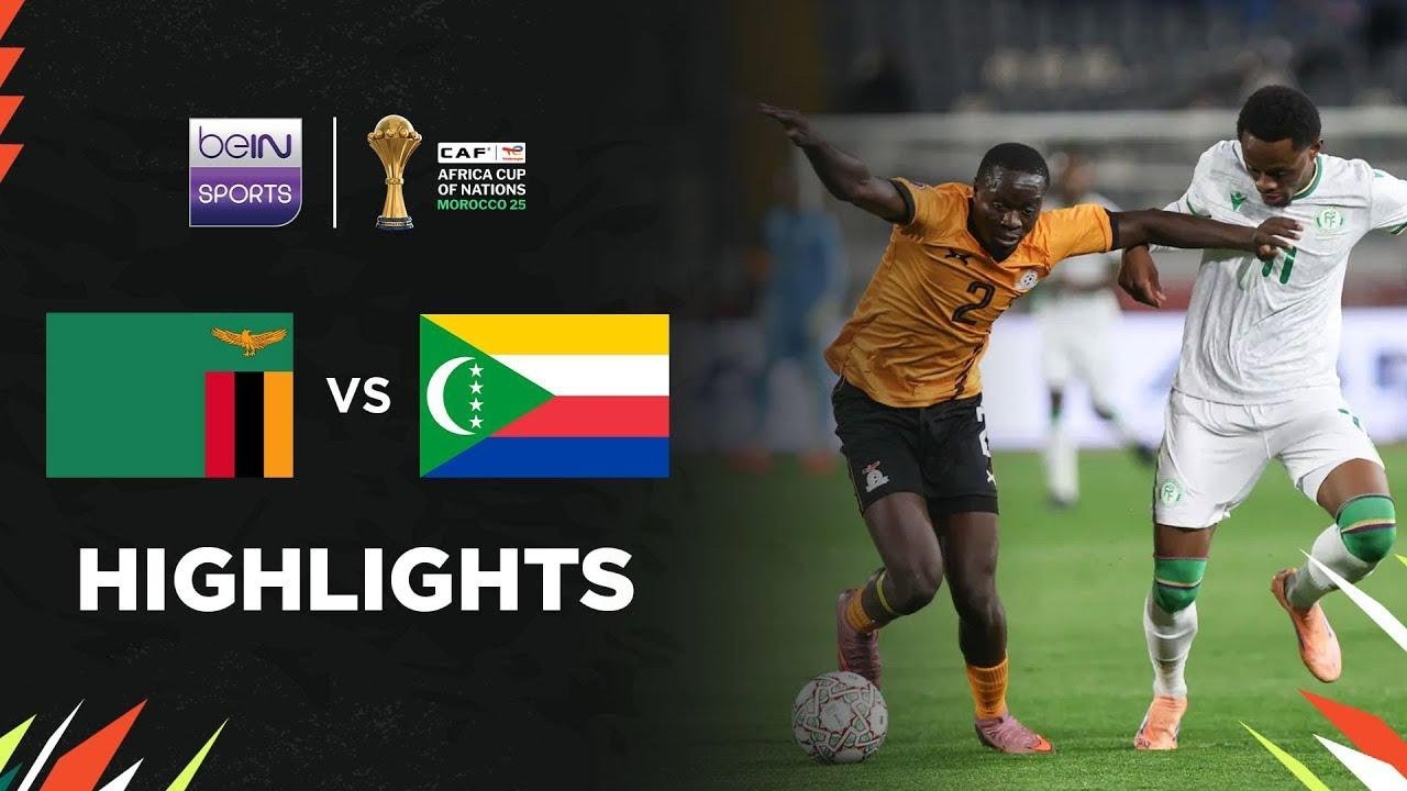 #ไฮไลท์ฟุตบอล [ แซมเบีย 0 - 0 คอโมโรส ] แอฟริกา คัพ ออฟ เนชั่นส์ 2025/27.12.68