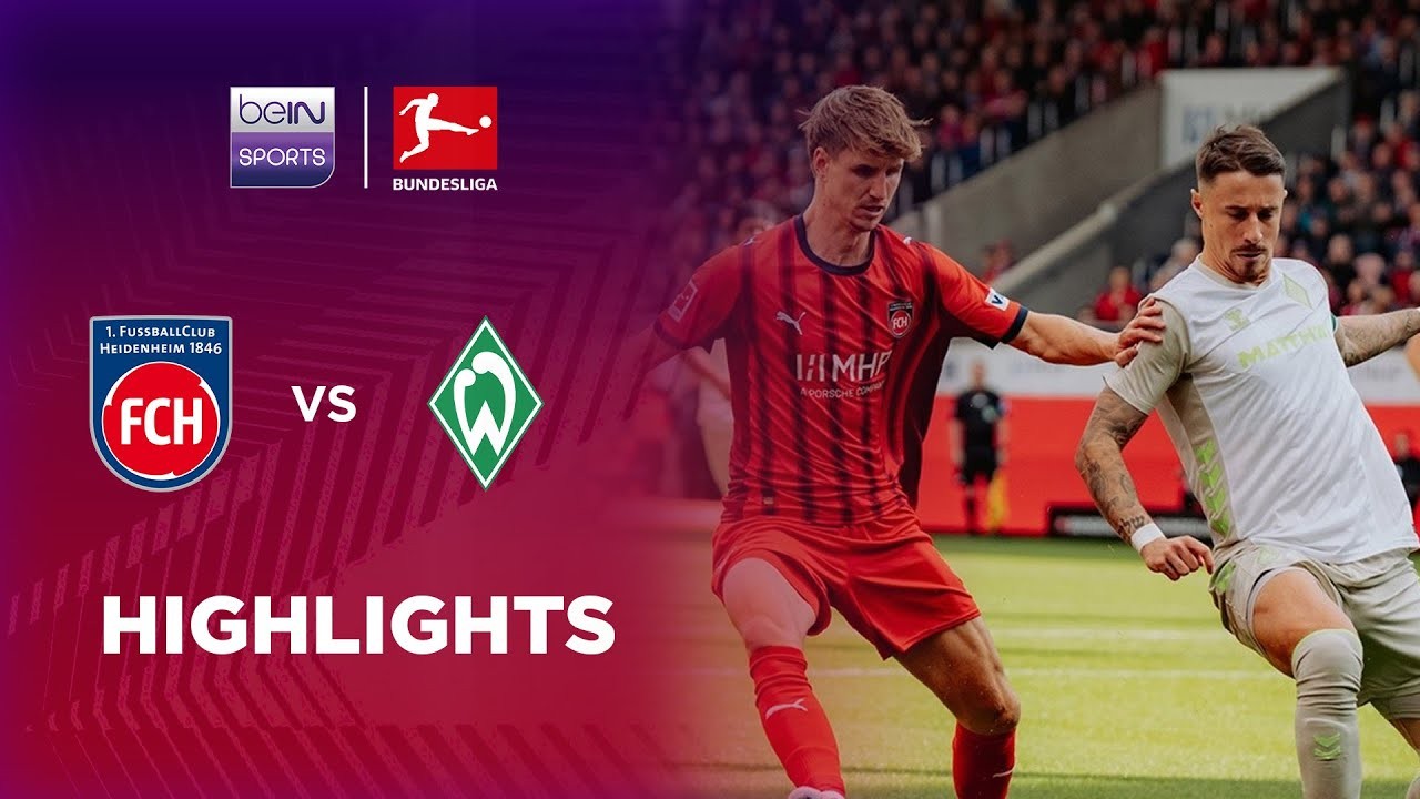 #ไฮไลท์ฟุตบอล [ ไฮน์เดนเฮลม์ 2 - 2 แวร์เดอร์ เบรเมน ] บุนเดสลีก้า เยอรมัน 2025/19.10.68