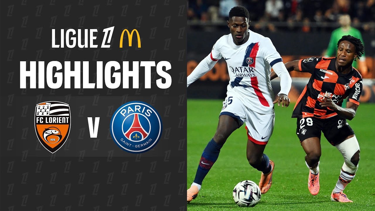#ไฮไลท์ฟุตบอล [ ลอริยองต์ 1 - 1 ปารีส แซงต์ แชร์กแมง ] ลีกเอิง ฝรั่งเศส 2025/30.10.68