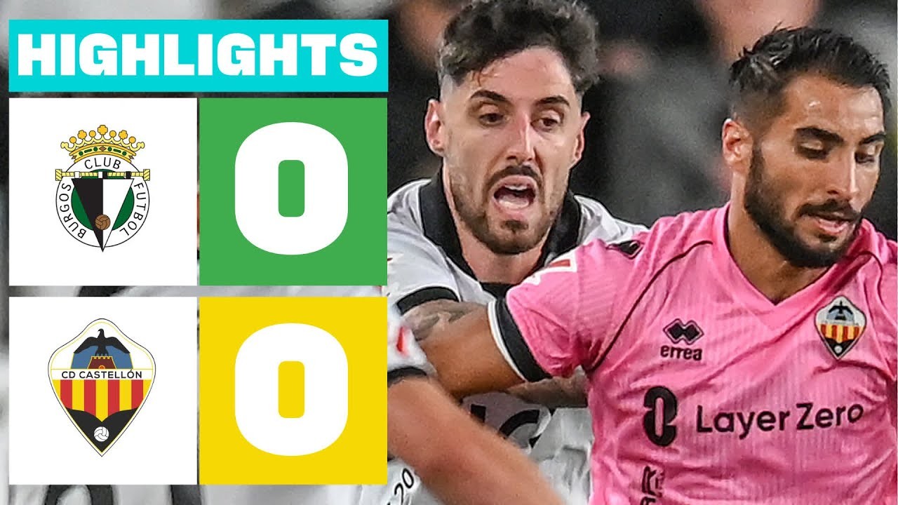 #ไฮไลท์ฟุตบอล [ บูร์โกส ซีเอฟ 0 - 0 คาสเตลล่อน ] อเดลันเต้ สเปน 2025/11.11.68