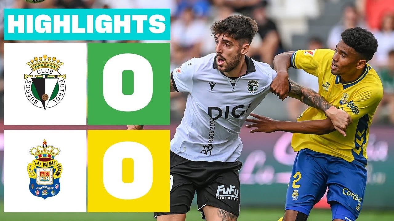 #ไฮไลท์ฟุตบอล [ บูร์โกส ซีเอฟ 0 - 0 ลาส พัลมาส ] อเดลันเต้ สเปน 2025/8.9.68