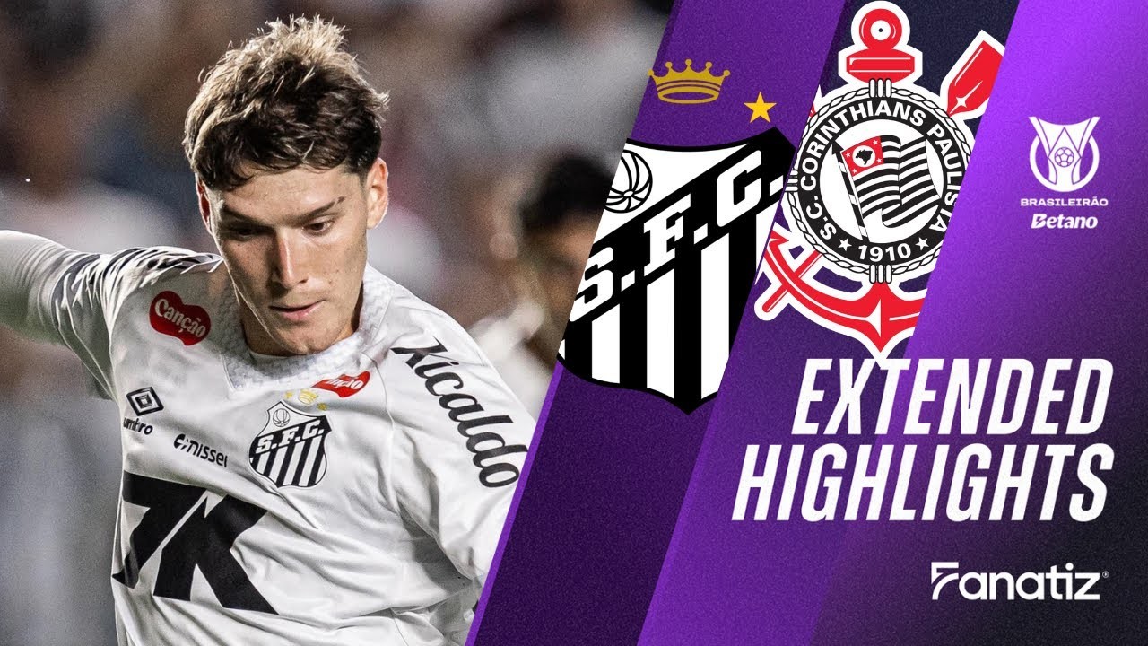 #ไฮไลท์ฟุตบอล [ ซานโตส 3 - 1 โครินเธียนส์ ] บราซิล ซีรี่ย์เอ 2025/16.10.68