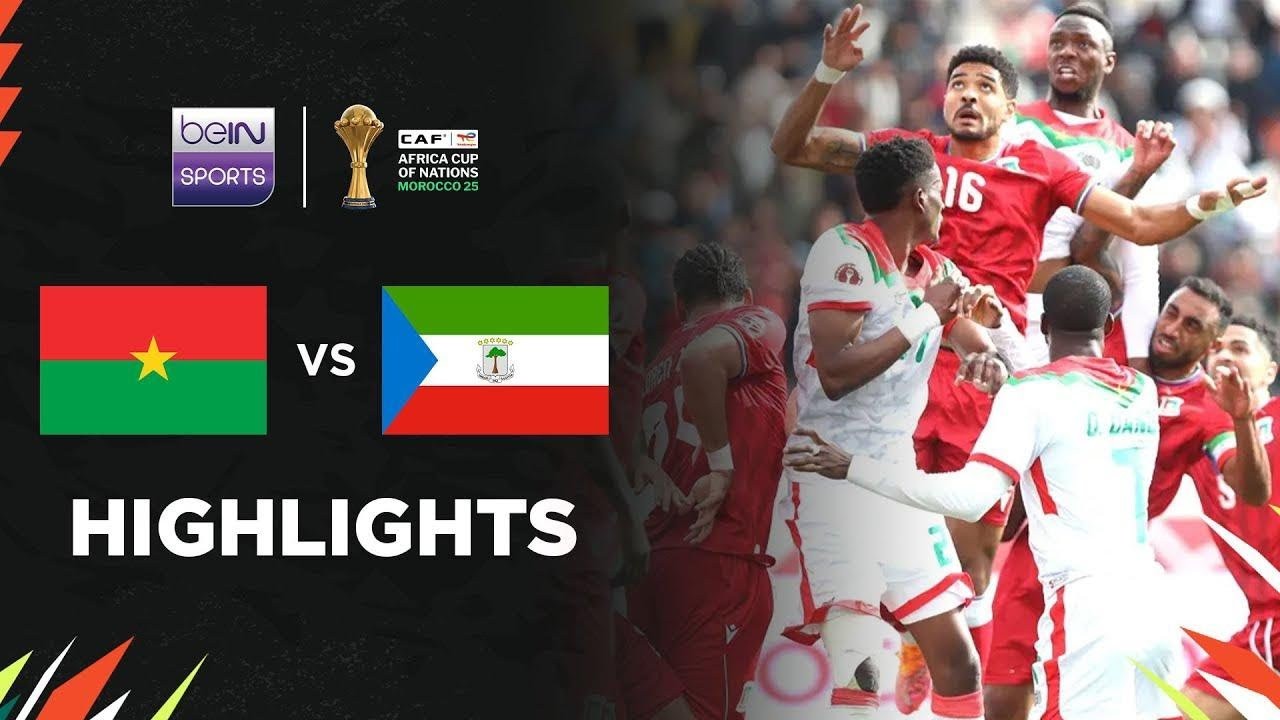#ไฮไลท์ฟุตบอล [ บูร์กินาฟาโซ 2 - 1 อิเควทอเรียลกินี ] แอฟริกา คัพ ออฟ เนชั่นส์ 2025/25.12.68