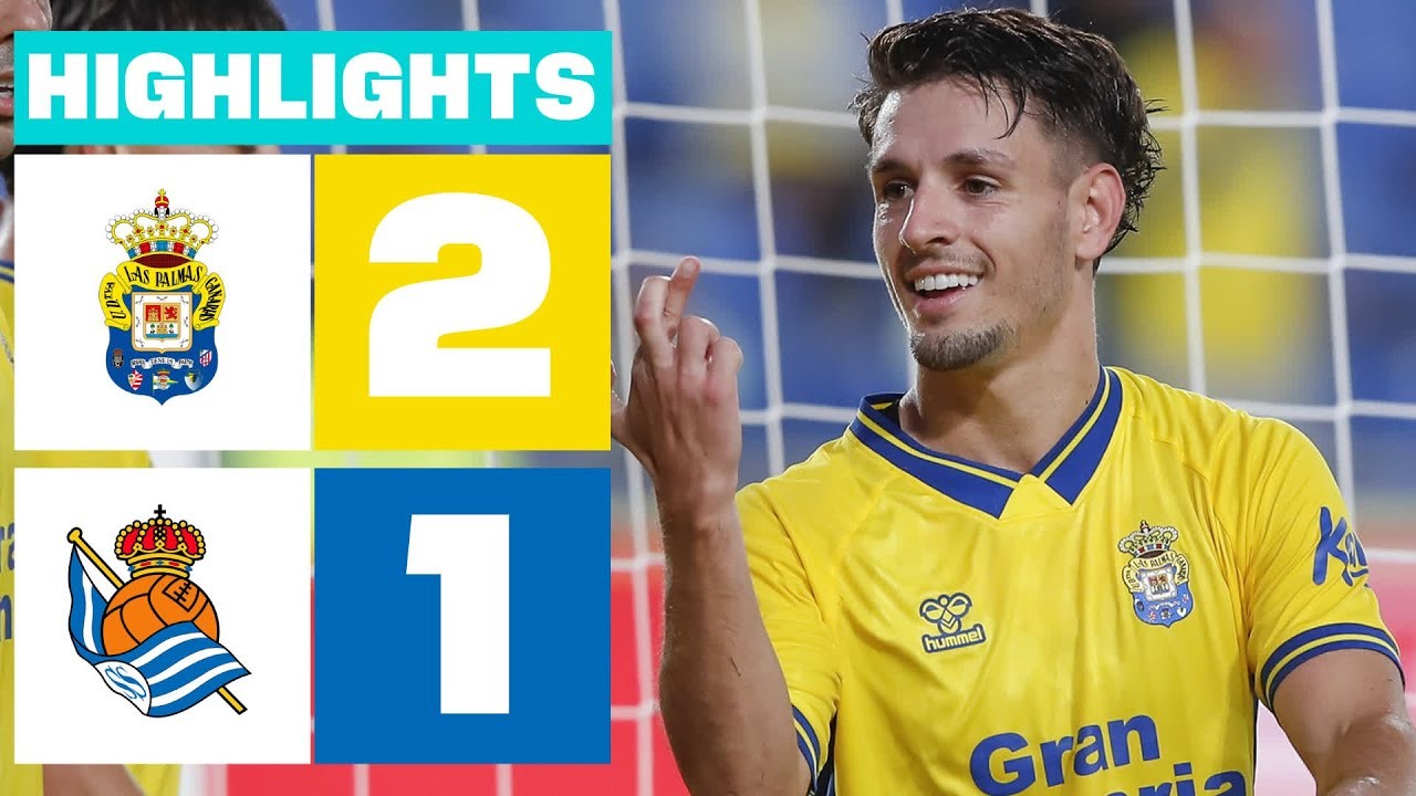 #ไฮไลท์ฟุตบอล [ ลาส พัลมาส 2 - 1 เรอัล โซเซียดาด บี ] อเดลันเต้ สเปน 2025/13.9.68