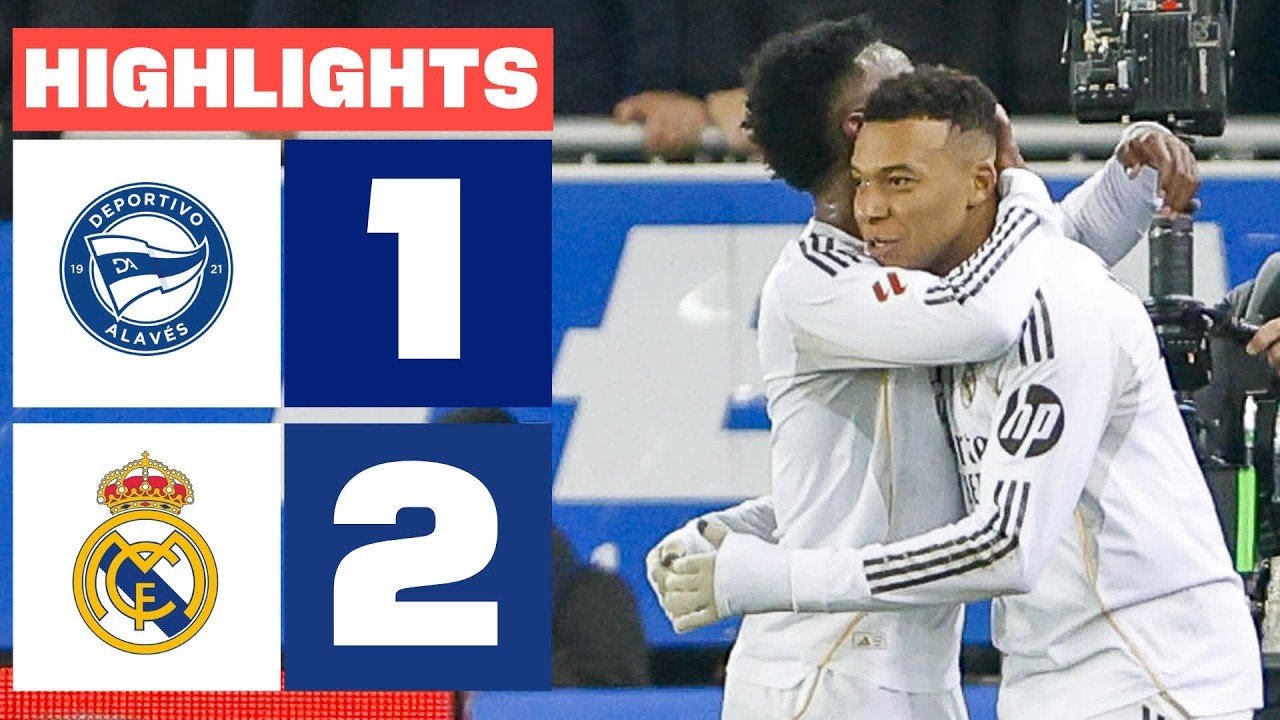 #ไฮไลท์ฟุตบอล [ อลาเบส 1 - 2 เรอัล มาดริด ] ลาลีก้า สเปน 2025/15.12.68