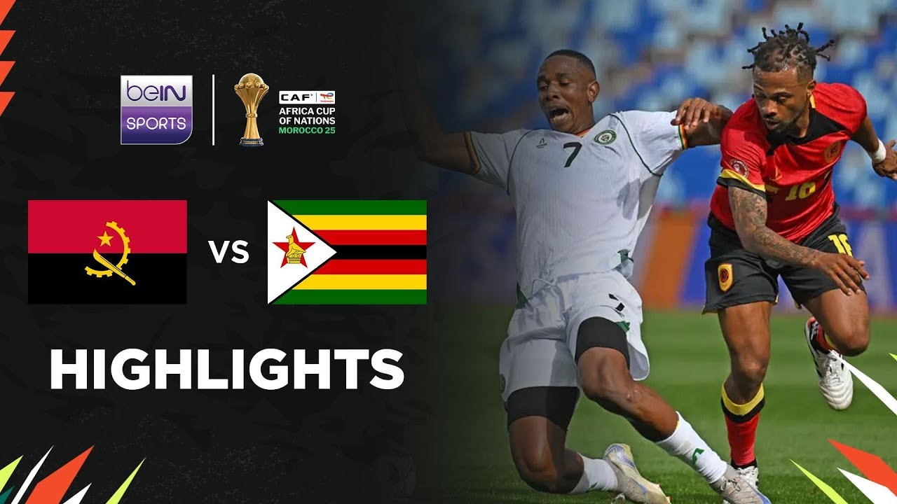#ไฮไลท์ฟุตบอล [ แองโกลา 1 - 1 ซิมบับเว ] แอฟริกา คัพ ออฟ เนชั่นส์ 2025/27.12.68