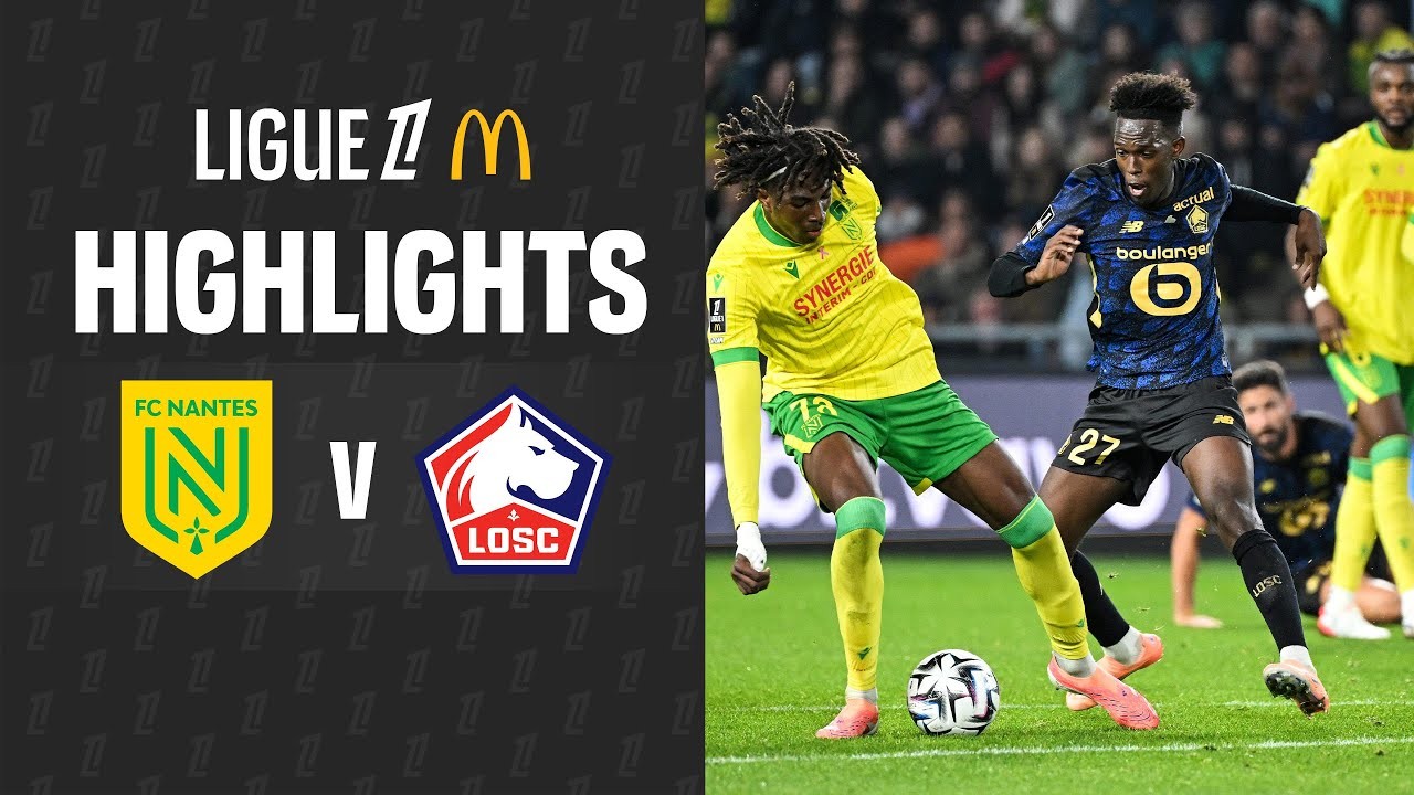 #ไฮไลท์ฟุตบอล [ น็องต์ 0 - 2 ลีลล์ ] ลีกเอิง ฝรั่งเศส 2025/20.10.68